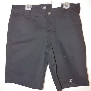 a.n.a Black Bermuda Womens Shorts